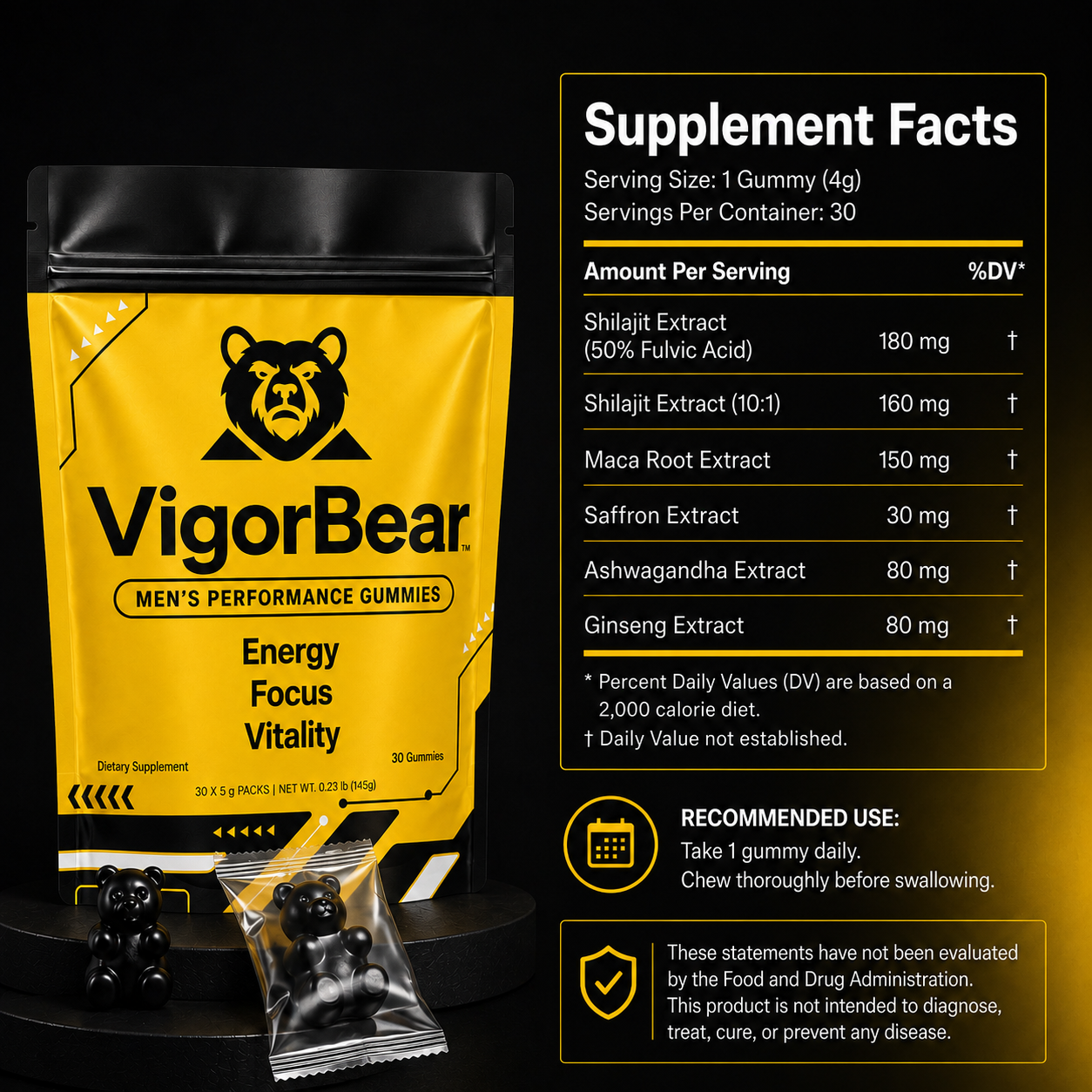 VigorBear Libido & Drive Support